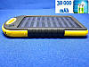 Power Bank Solar 30000mAh Yellow + Ліхтарик, фото 2