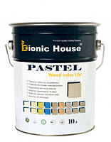PASTEL Wood color Акриловая лазурь пастель для дерева Bionic-House 10л