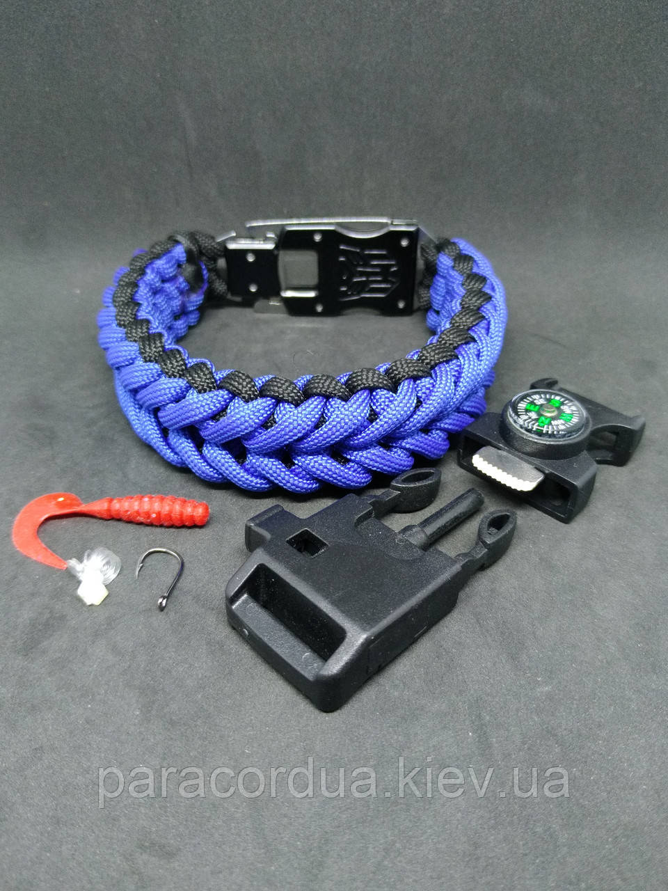 Браслет виживання з паракорда Риболовля, "Barracuda"