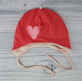 Шапочка для малюків Осінь-весна Рожевий Бавовна/еластан Бембі Україна