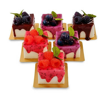 Набір із 6 декоративних десертів Розкіш QS-20