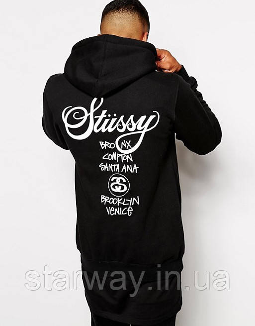 Худі stussy bronx brooklyn | стильна толстовка