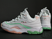 Жіночі кросівки Folder X Fila Ray White Pink Mint, фото 5