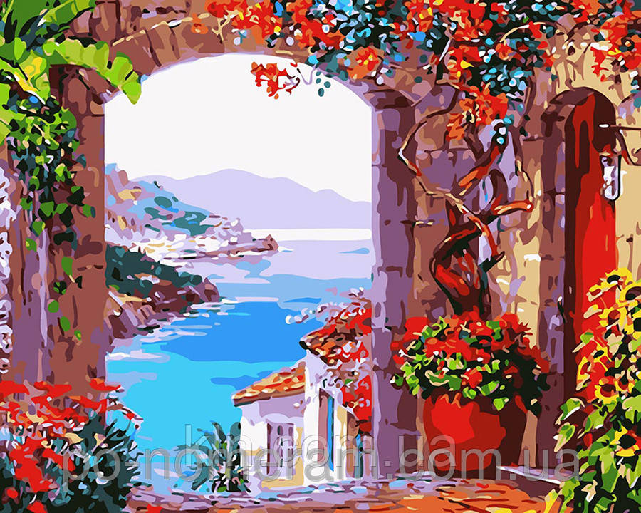 Картина за номерами Menglei Прекрасний краєвид на море MG1111 40 х 50 см, фото 1