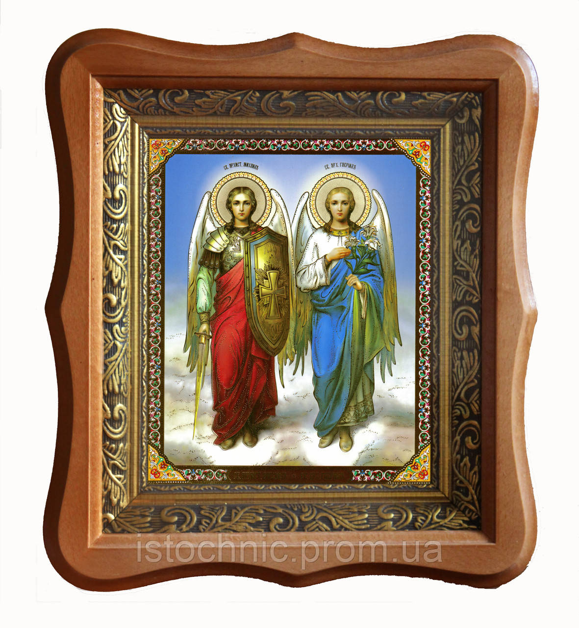 Купить Михаил и Гавриил архангелы икона святых, цена 400 грн — Prom.ua ...