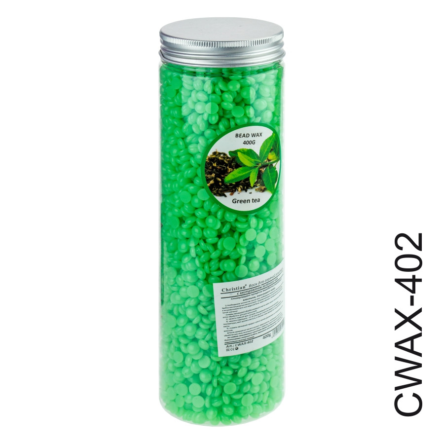CWAX-402 Віск для гарячої епіляції з екстрактом зеленого чаю (400g)