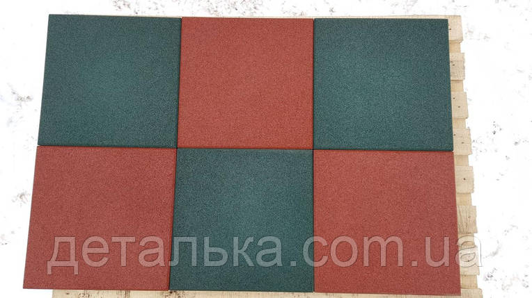 Гумова плитка 400*400 мм. завтовшки 20 мм., фото 3