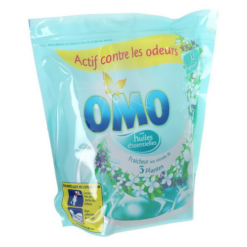 OMO 5 квіток капсули для прання универс., 32 шт.