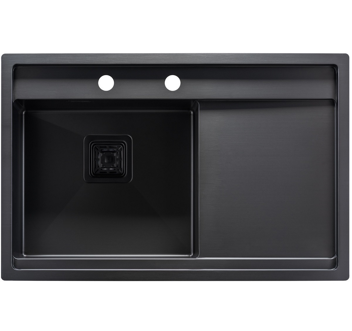 Мийка кухонна ТМ МійДім" 510/780/220 з нержавіючої сталі (PVD black)