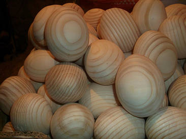 Яйце дерев'яне для розпису