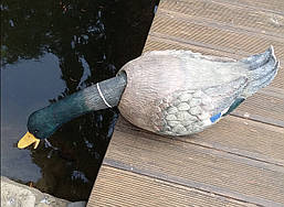 Фонтанна фігурка для ставка «Селезень» з рухомою головою