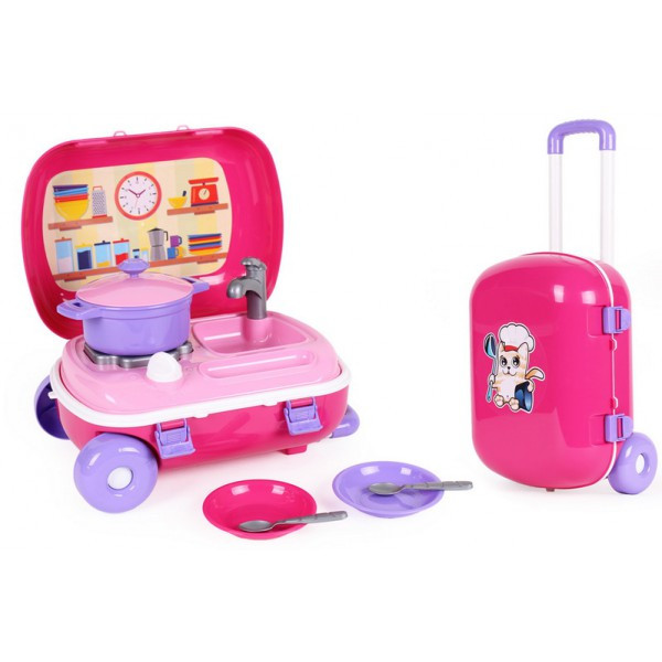 Кухня з набором посуду Технок 6061 у валізі