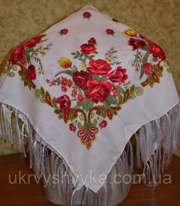 Турецька хустка "Яскраві квіти"