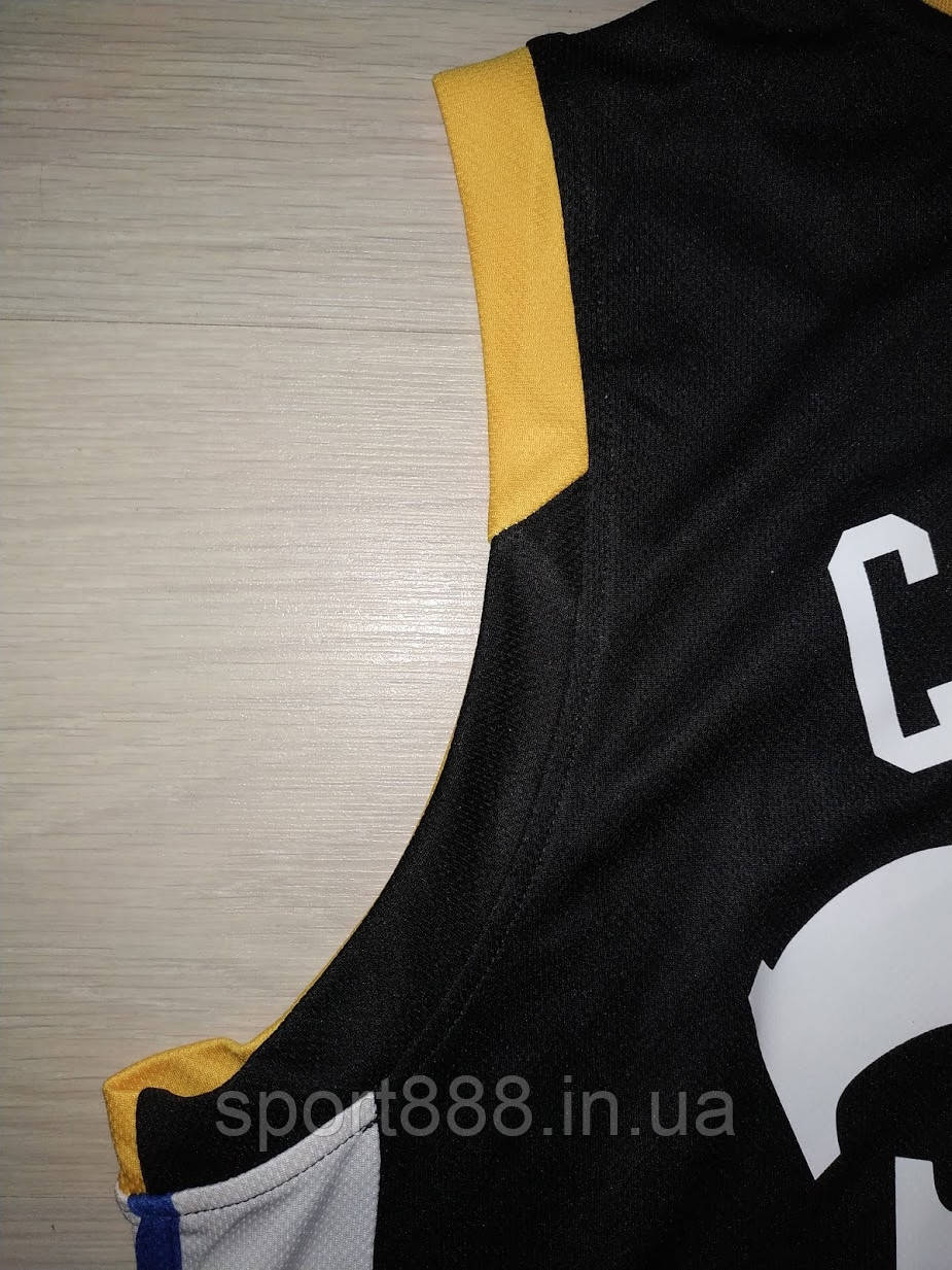 Черная баскетбольная форма Curry №30 (майка+шорты) команда Golden State Warriors - фото 7 - id-p750768344