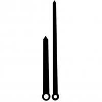 Стрелки 526 black 120/75 мм для часовых механизмов Eta( Чехия), Sang Tai (Китай) металл черные