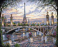 Картина по номерам "Воспоминание о Париже", КН1148, 40х50см.