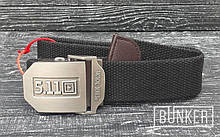 Брючний ремінь тактичний чорний з прягою 5.11 Tactical