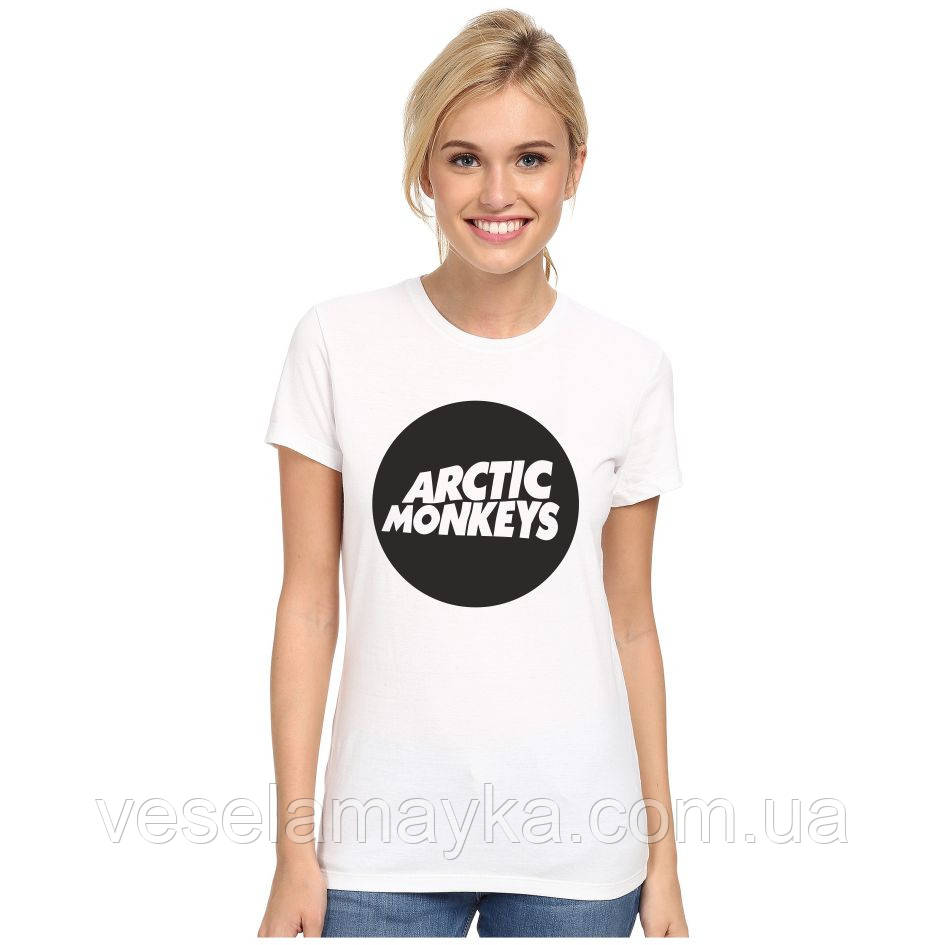 Футболка жіноча "Arctic Monkeys 2" (Арктичні мартишки)