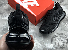 Чоловічі кросівки Nike Air Max 720 Triple Black AO2924-004, фото 2
