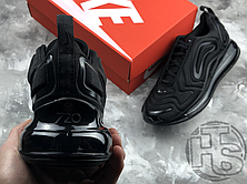 Чоловічі кросівки Nike Air Max 720 Triple Black AO2924-004, фото 3