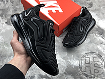 Чоловічі кросівки Nike Air Max 720 Triple Black AO2924-004, фото 2