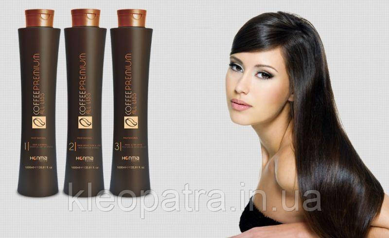 Кератин Хонма Токіо Кава Преміум Honma Tokyo Coffee Premium 3 по 1000 мл, фото 1