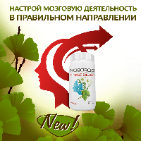 Настрій мозкову діяльність з NOSORIG Ginkgo Biloba!