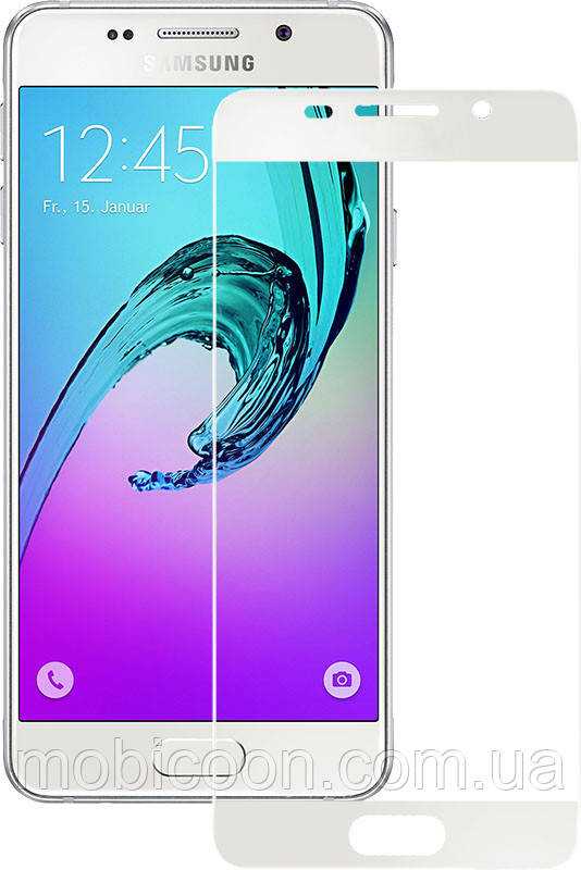 Захисне скло Full Screen Premium Tempered Glass 2,5D для Samsung A310, A3 2016 White