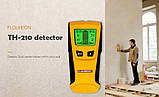 Мультисканер 3 в 1 TH210. Детектор тестер- шукач прихованої електропроводки, металу та дерева., фото 9