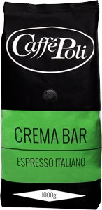 Кава в зернах Caffe Poli Crema Bar 1кг