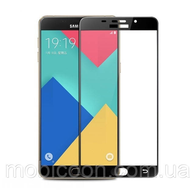 Захисне скло Full Screen Premium Tempered Glass 2,5D для Samsung A310, A3 2016 Black