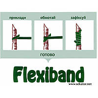 Каучуковые резинки для прививки Flexiband (Германия) 160х 4,5 мм (1900 штук)