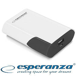 Зовнішній акумулятор Esperanza 6000 mAh BOSON, Power Bank, УМБ