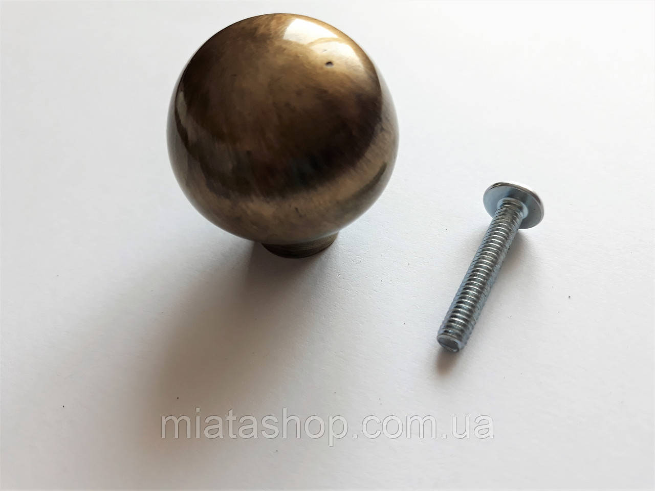 Меблева ручка кнопка Belwith ,метал, круглий м'яч