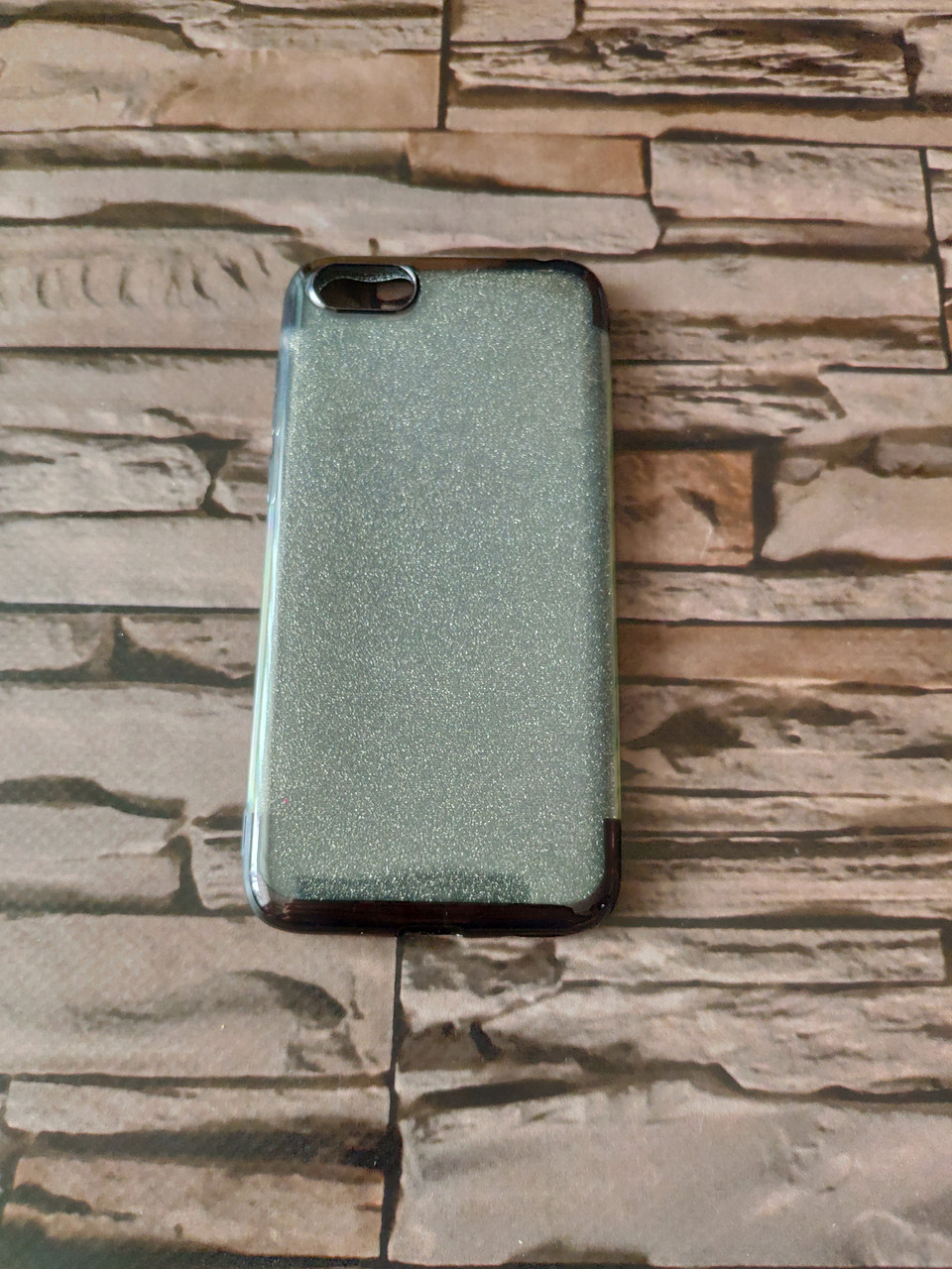 Чохол блискучий для Huawei Y5 2018 чорний обідок