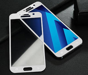 Захисне скло Full Screen Premium Tempered Glass 2,5D для Samsung A520, A5 2017 White