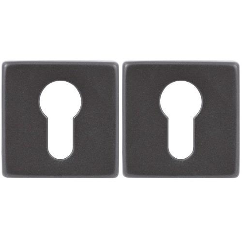 Накладка дверна під циліндр Fimet 211B F15 аntracite, фото 1