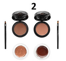 Тіні для брів і гелева підводка для очей МАС тон 01, 02, 06 | 0459 2