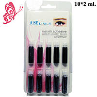 Нове Надходження: Клей для Накладних Вій Рідкий Aise line 2 мл.