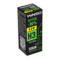 Автолампи Winso 12 V H3 HYPER +30% 55 W PK22s