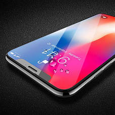 Захисне скло Hoco для Apple iPhone XS Max Shatter-Proof edges Full Glue Чорне, фото 6
