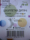 Сетка. Дитячі шкарпетки "Добра Пара". р. 16-18. Хлопчик. Бавовна, фото 7