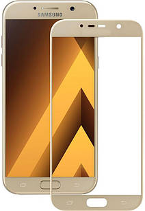 Захисне скло Ipaky Full Screen для Samsung A720, A7 2017 Gold