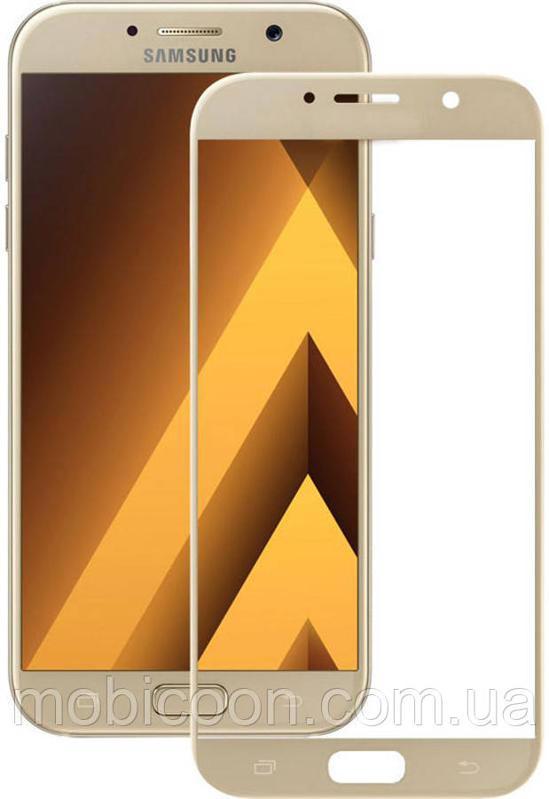 Захисне скло Ipaky Full Screen для Samsung A720, A7 2017 Gold