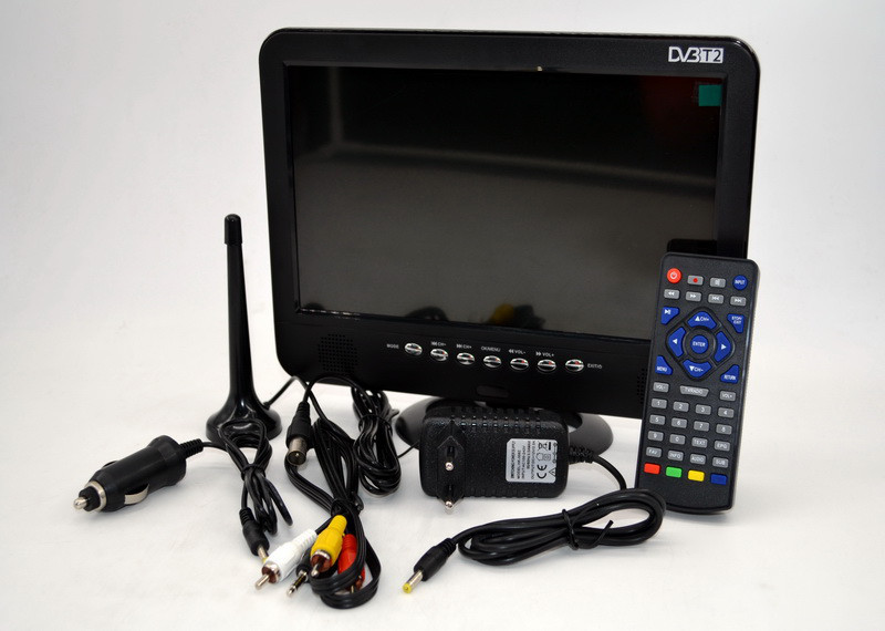 Телевизор с тюнером T2 LS912T (10,2") в машину портативный телевизор на ...