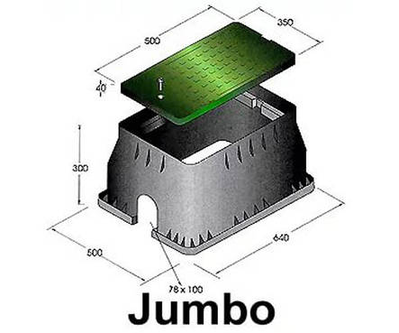 Колодязь JUMBO.  Розмір 560х415 мм.  IRRITEC, фото 3