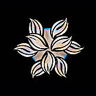 Світлодіодна люстра 180 Вт з підсвічуванням основи та пультом д/к колір каркасу чорний D-9103/6+3 BK LED 3color dimmer, фото 8