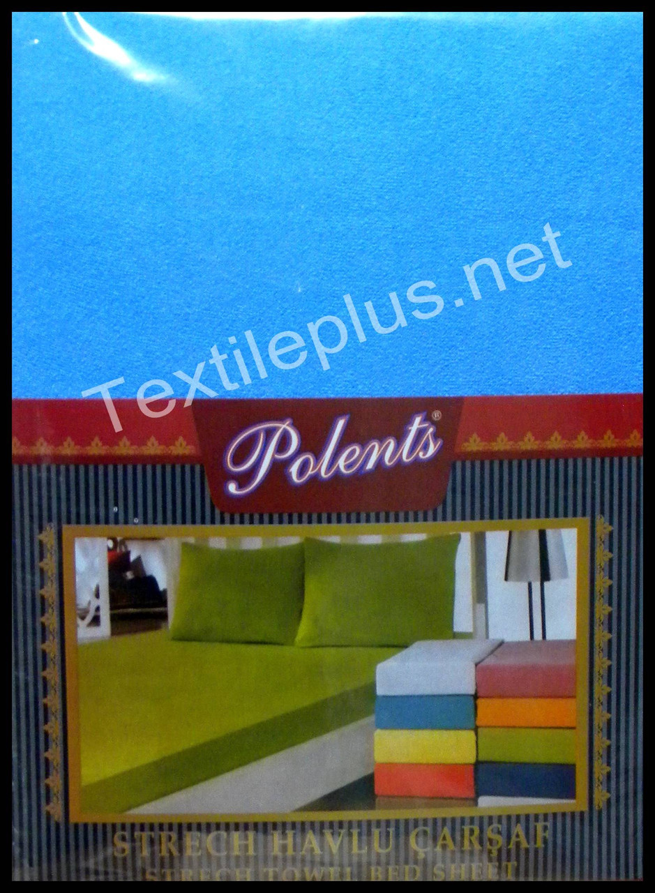 Махрове простирадло на гумці Polents з наволочками