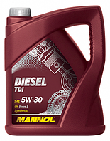 DIESEL TDI SAE 5W/30 5л Масло моторное синтетическое Mannol API SN/SM/CF