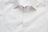 Сорочка для хлопчика біла з коротким рукавом на кнопках Смайл Тайм SmileTime Classic, фото 4
